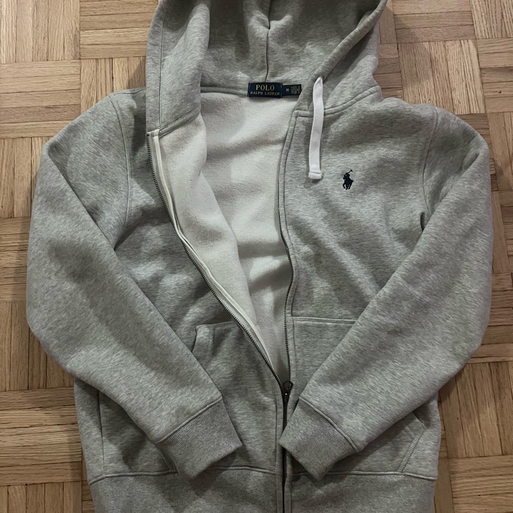 Ralph Lauren Gray Zip-Up Men's Sweater